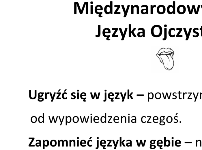 21 lutego - Międzynarodowy Dzień Języka Ojczystego
