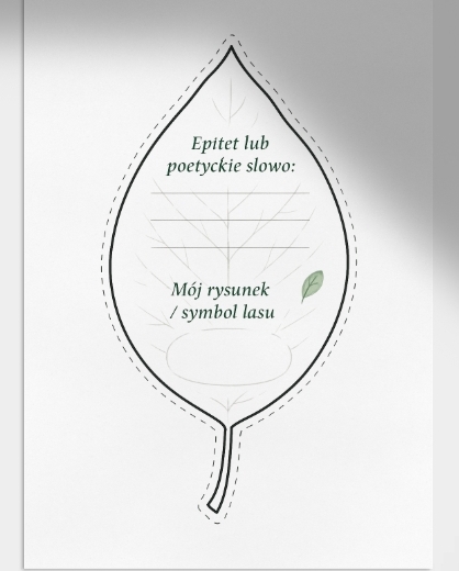 Scenariusz lekcji języka polskiego. "O lasach" ks. Jan Twardowski