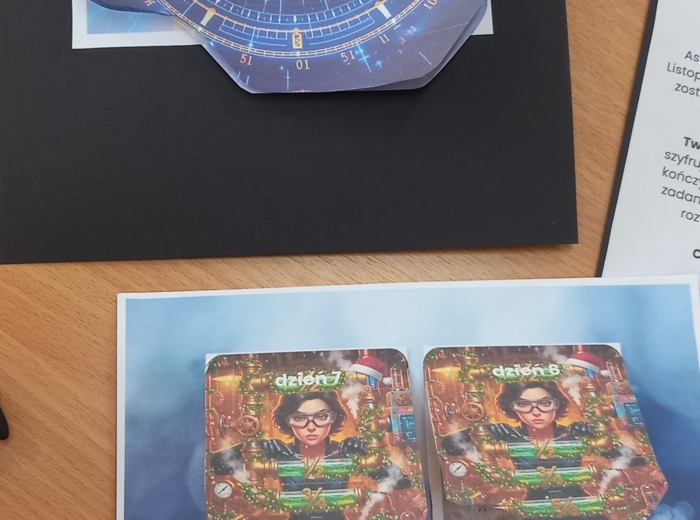Kalendarz adwentowy matematyka Varex i Solara - Operacja Chronos - klasa 6 (5)