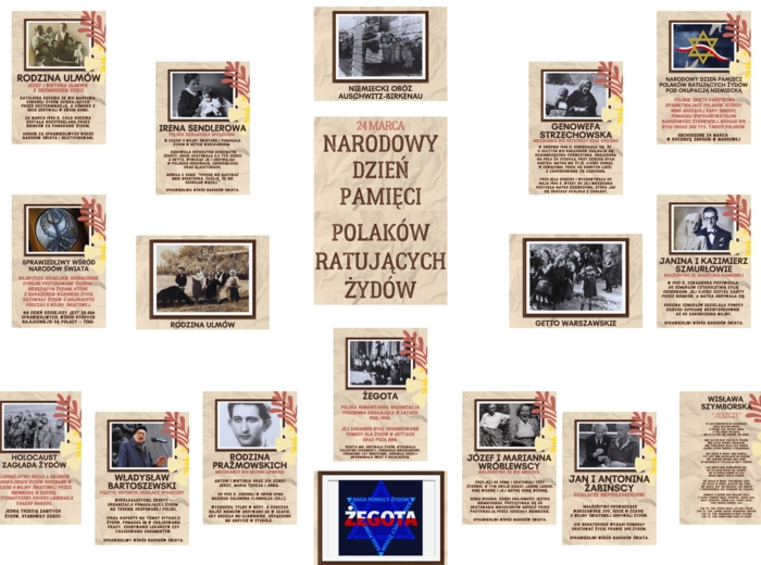 Gazetka szkolna Polacy ratujący żydów - 24 marca NARODOWY DZIEŃ PAMIĘCI POLAKÓW RATUJĄCYCH ŻYDÓW POD OKUPACJĄ NIEMIECKĄ