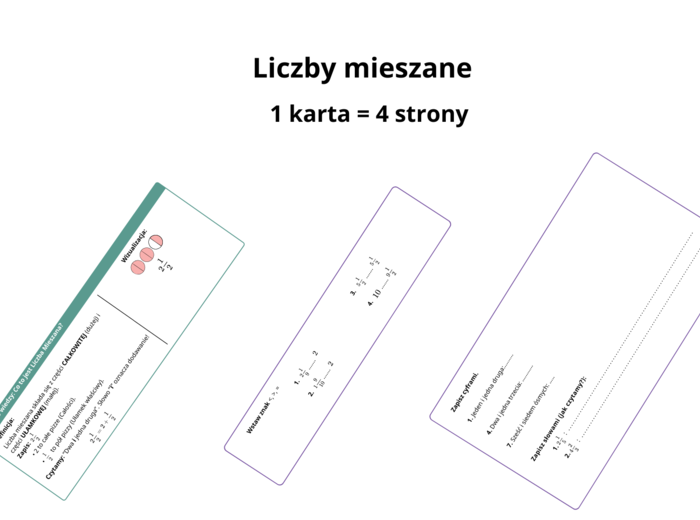 Liczby mieszane bez zgadywania!