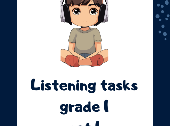 Listening tasks grade 1 set 1