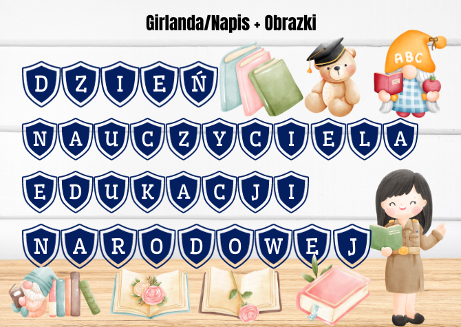 Dzień Nauczyciela - Dzień Edukacji Narodowej - Dekoracje