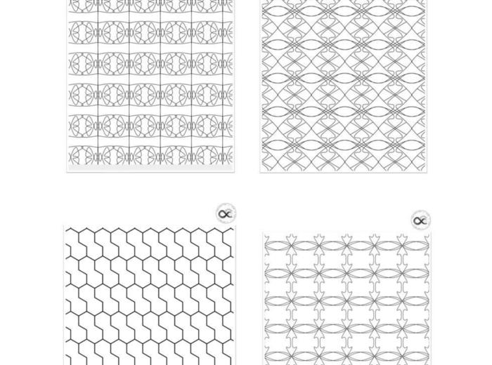 Parkietaże - kolorowanki matematyczne. Tessellation