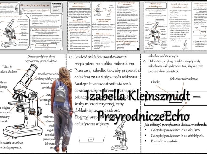 Sketchnotka/notatka/streszczenie/książeczka/wklejka/ściąga dla ucznia i przypomnienie dla nauczyciela/edukacja domowa. Temat „Obserwacje mikroskopowe” w pdf. Biologia 5 dział „Biologia – nauka o życiu”. Materiał wykonany na podstawie podręcznika z wydawn