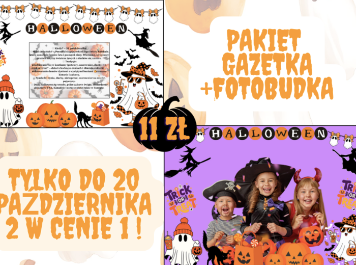 Pakiet 2 W 1 : Gazetka + Fotobudka | Idealny aby stworzyć wyjątkową atmosferę i połączyć naukę z zabawą|