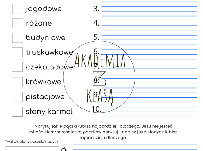 TŁUSTY CZWARTEK - PĄCZKOWA EDUKACJA DLA KLAS 1-3 PAKIET