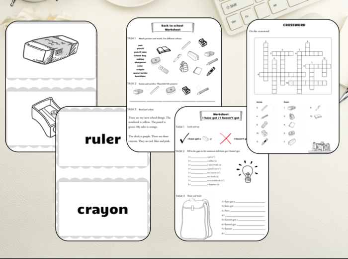 Zestaw dydaktyczny „BACK TO SCHOOL” (klasy 1–3)