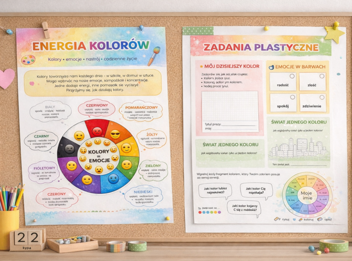 Plakat „Energia kolorów”