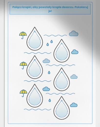 Karty pracy „Deszczowy dzień”