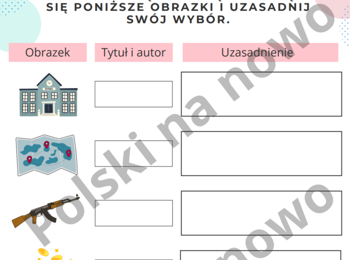 Rozpoznawanie lektur po elementach graficznych