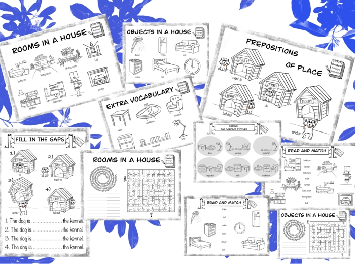 TIGER & FRIENDS 2 Unit 1 Rooms in a house, objects in a house