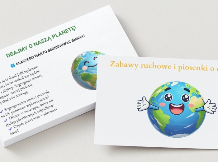 Zabawy ruchowe i piosenki o ekologii