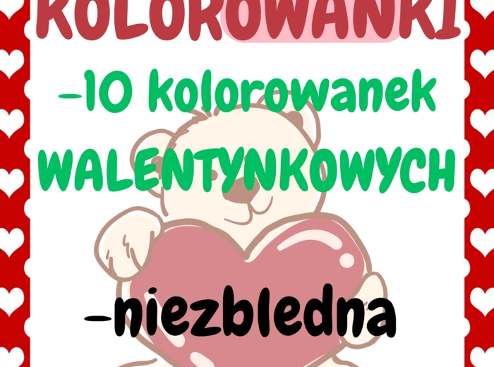 WALENTYNKI KOLOROWANKI