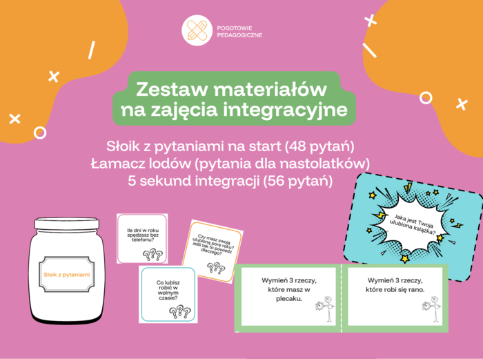 Zestaw materiałów na zajęcia integracyjne