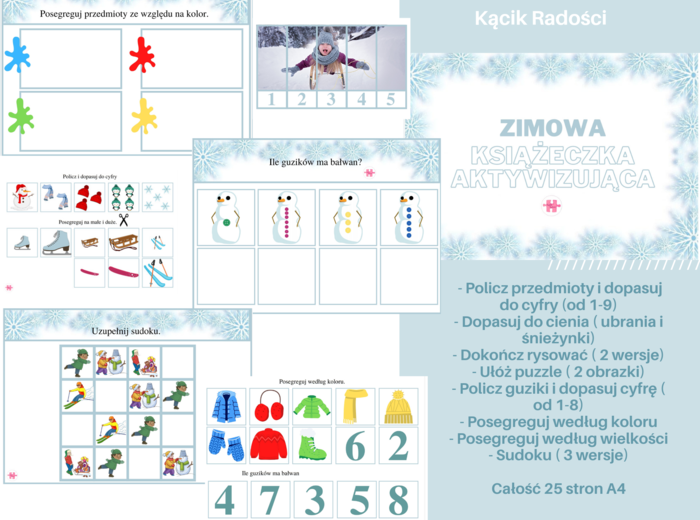 Książeczka aktywizująca ZIMA