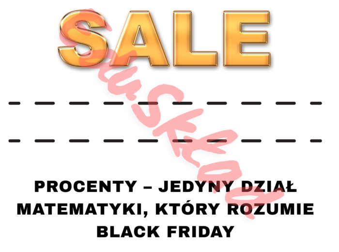 ⭐ Matematyczny Black Friday – zestaw humorystycznych plakatów do dekoracji szkoły!