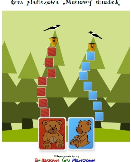 Misiowy miodek – Gra planszowa