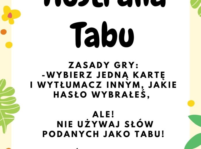 Gra Tabu - Australia