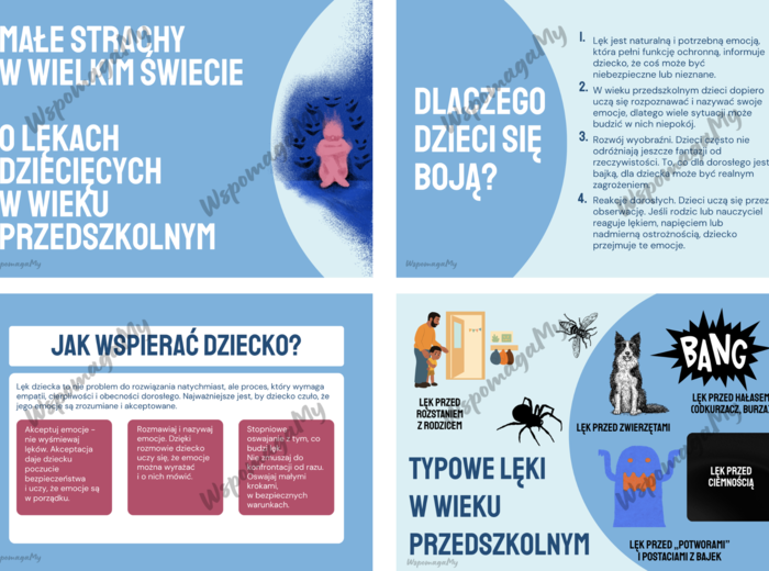 Gazetka psychologa przedszkolnego LĘKI PRZEDSZKOLNE