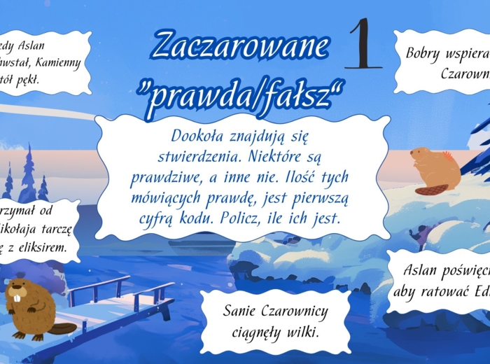 Escape room. "Opowieści z Narnii. Lew, czarownica i stara szafa"