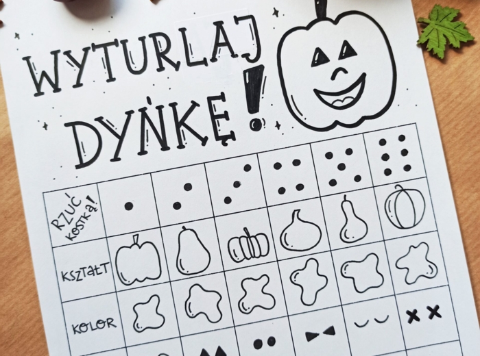 Dzień Dyni - gra "WYTURLAJ DYŃKĘ"