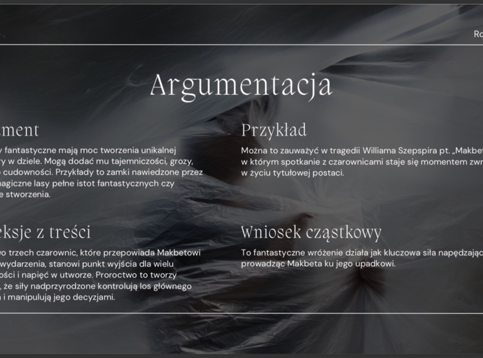 Fantastyka. Jaką rolę pełni fantastyka w tym samym utworze literackim?