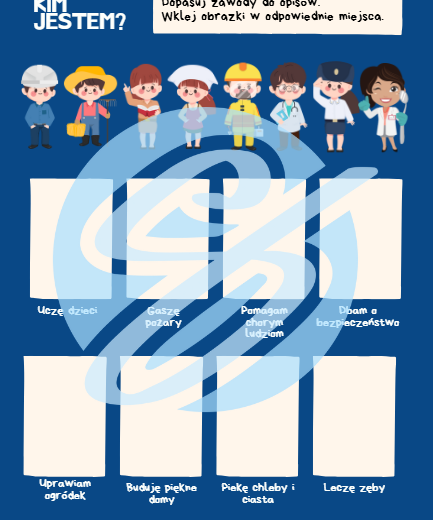 LEKCJA O ZAWODACH DLA MŁODSZYCH DZIECI TRENING UMIEJĘTNOŚCI SPOŁECZNYCH TUS