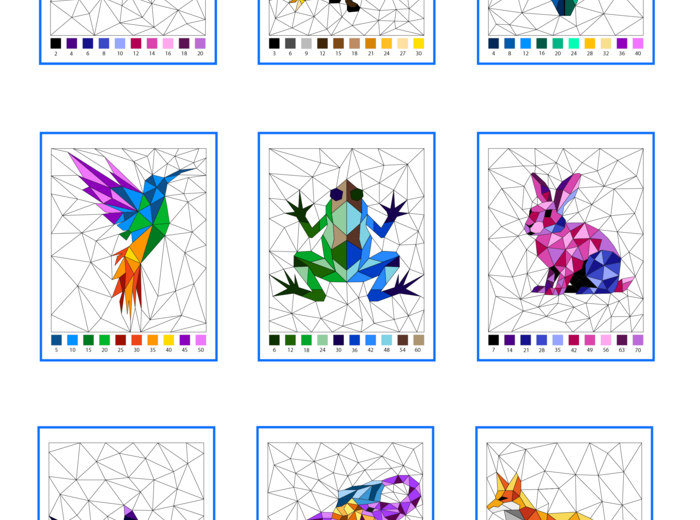 Kolorowanka według wyników mnożenia- VOL 2- zestaw na dzień tabliczki mnożenia, mnożenie 1-100, wielokrotności, tabliczka mnożenia