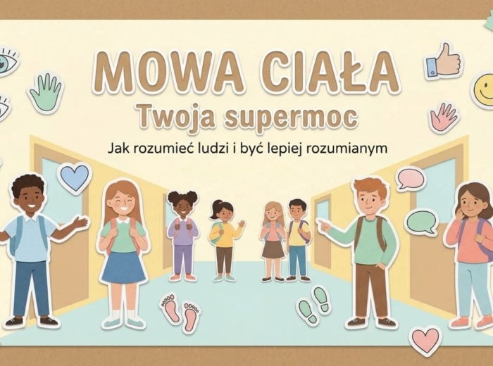 Mowa ciała, Komunikacja niewerbalna - materiały na gazetkę/prezentacje/rewalidację/trening umiejętności społecznych
