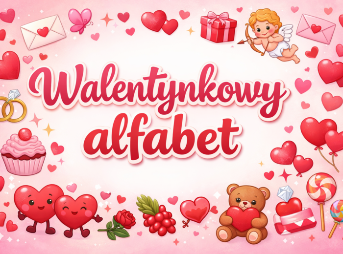 Walentynkowy alfabet