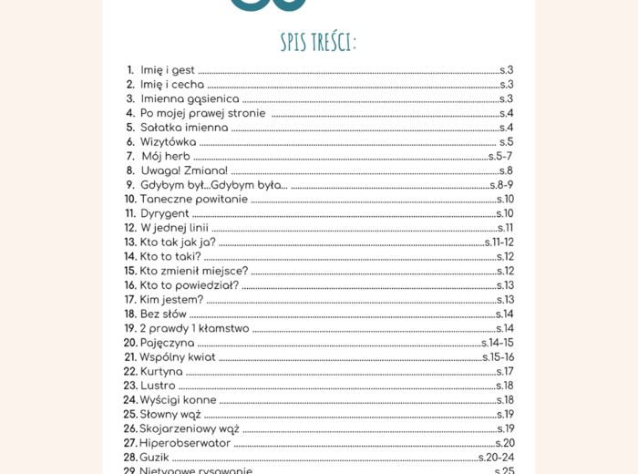 30 GIER I ZABAW DLA CAŁEJ KLASY