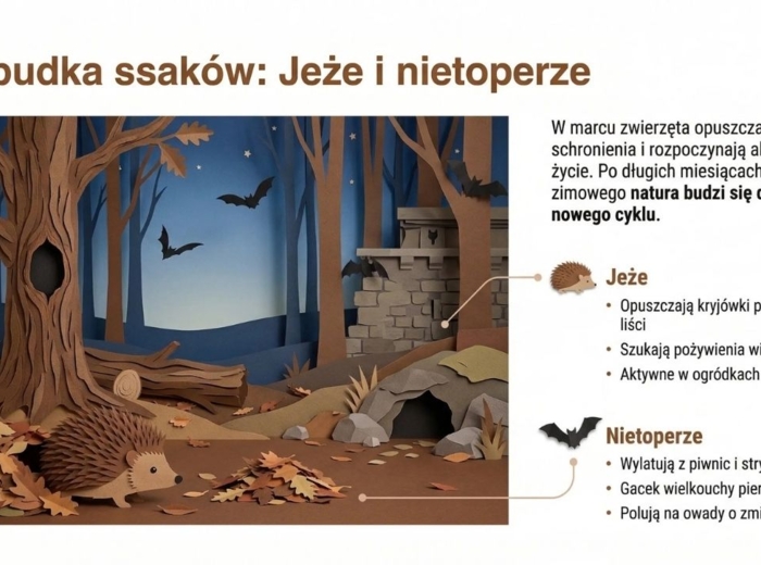 Marzec - gazetka szkolna, gazetka tematyczna, prezentacja, plansze