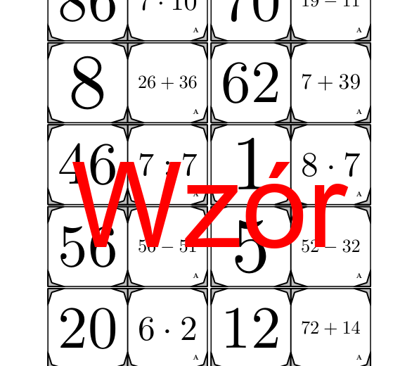 Domino - Arytmetyka do 100 | matematyka