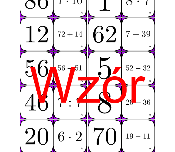 Domino - Arytmetyka do 100 | matematyka