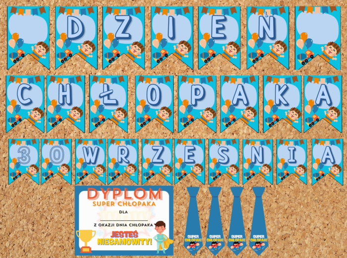 GIRLANDA / DYPLOMY / KRAWATY