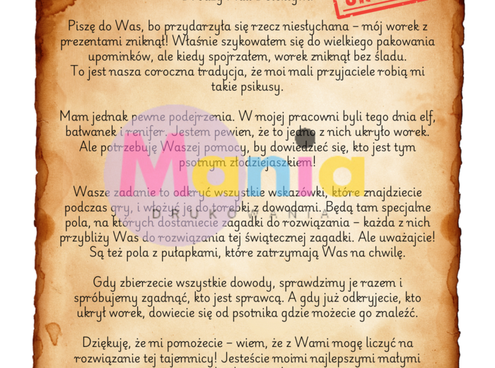 Tajemnica Zaginionego Worka z Prezentami