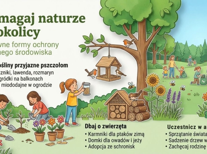 Ekologia – nasza planeta, nasze wybory (gazetka szkolna / prezentacja, 15 plansz)