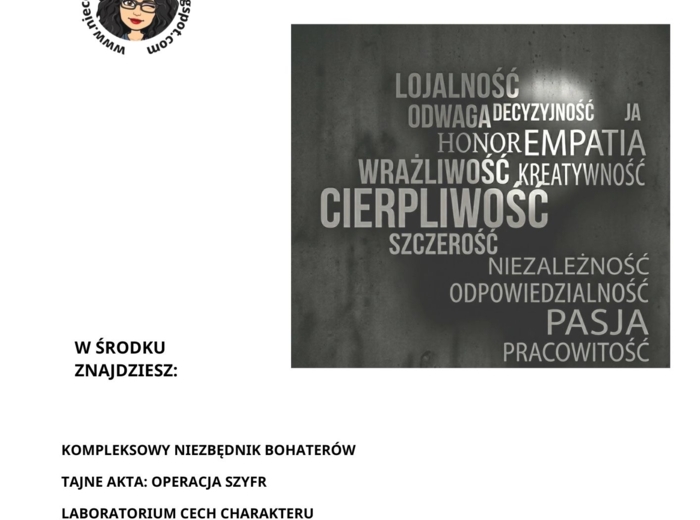 MISJA: CECHY BOHATERÓW LEKTUR