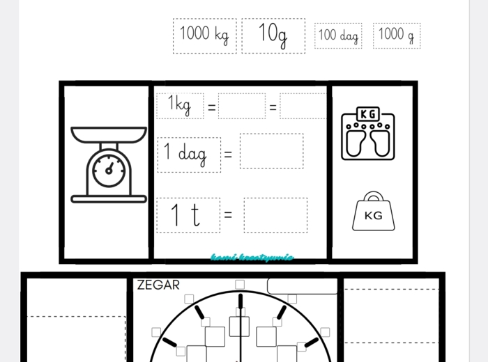 Lapbook matematyczny klasa 3