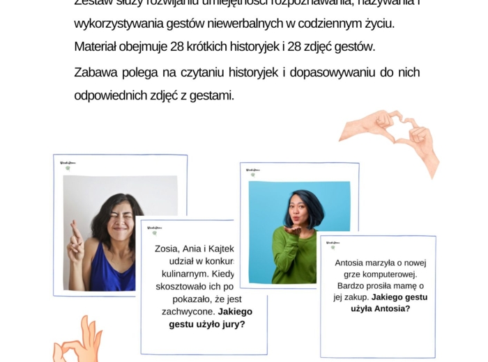 Dopasowywanie gestów do sytuacji