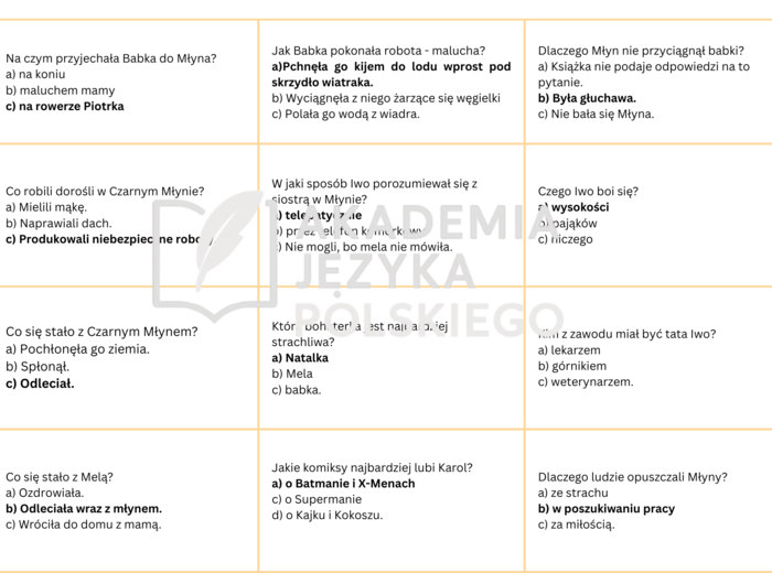 HIT! Czarny Młyn Marcina Szczygielskiego - gra planszowa+bonus czytelniczy