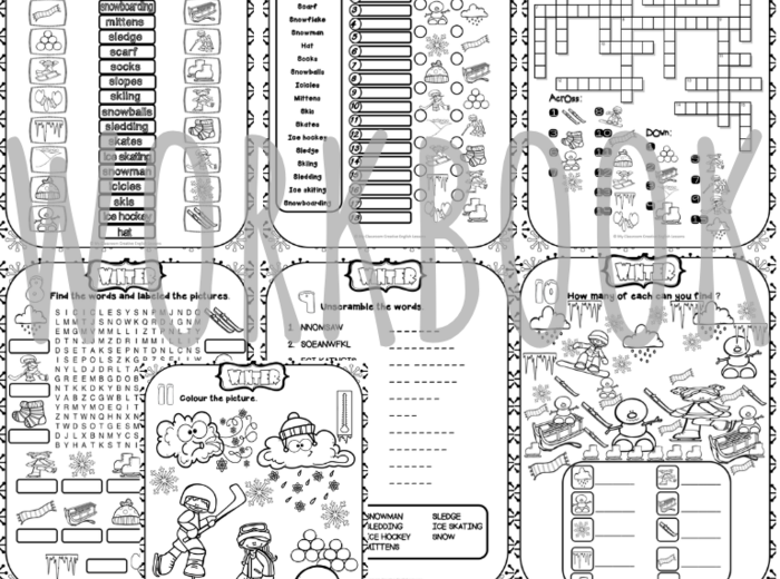 WINTER WORKBOOK