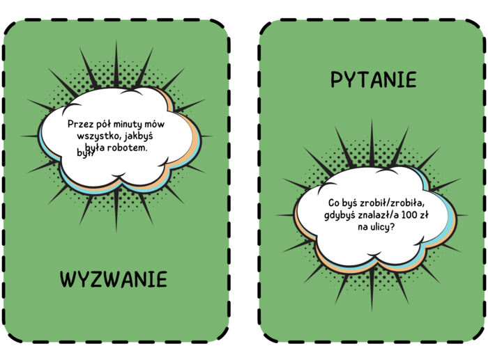 Zestaw gier karcianych na cały rok szkolny - Lekturowe 5 sekund, Ja mam, kto ma, pytanie czy wzywanie, gry z cytatami