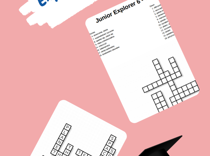 Junior Explorer 6 – Unit 6 – krzyżówki – Kosmos/Fantastyka naukowa/Inne słówka