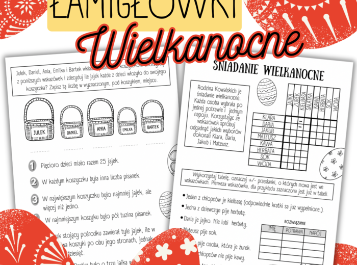 WIELKANOC - łamigłówki / zagadki