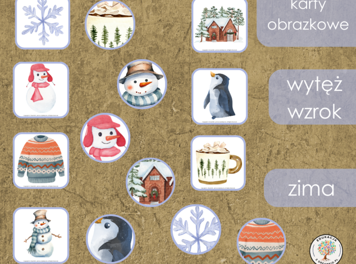 Gra - wytęż wzrok - zima