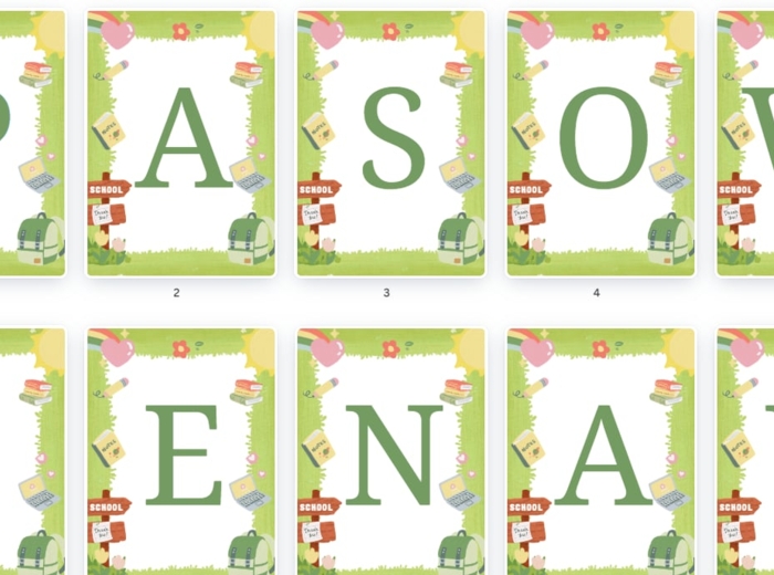 PASOWANIE NA UCZNIA GIRLANDA