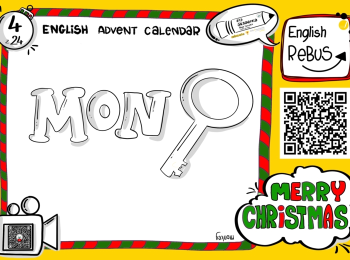 🎄 English Advent Calendar – dla klas 1 - 4 szkoły podstawowej