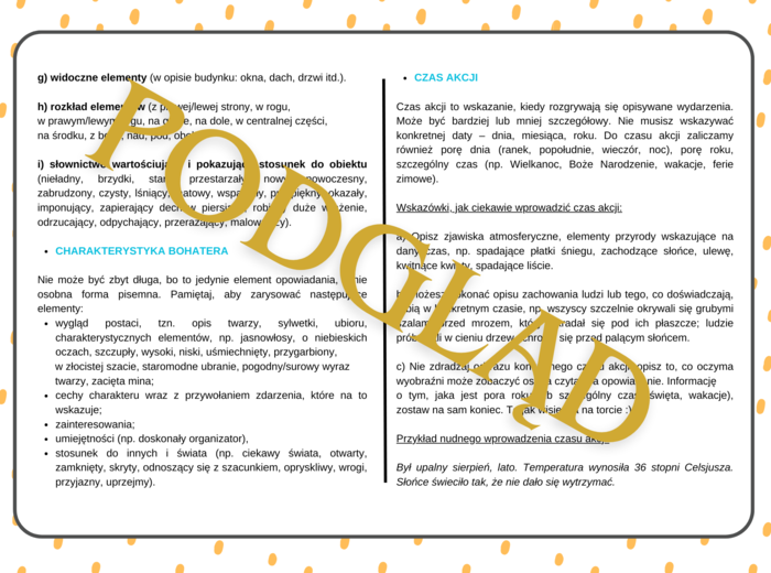 Sposób na opowiadanie - poradnik, ćwiczenia, karty pracy